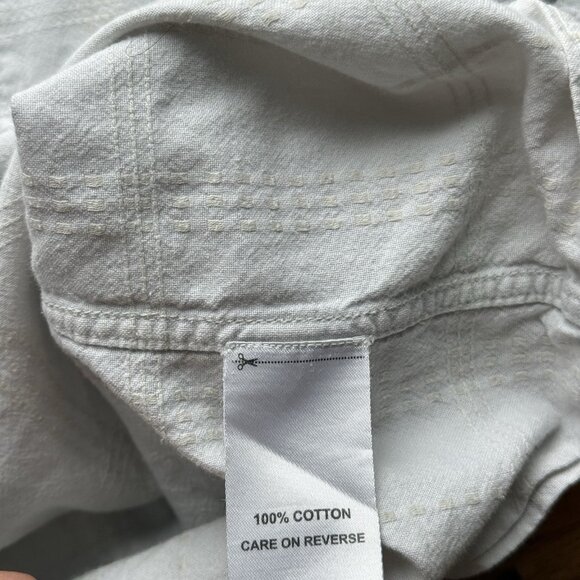 Billy Reid Shirt Mens Sz M Standard Short Sleeve Button Up Cotton Beach Resort - Picture 6 of 11